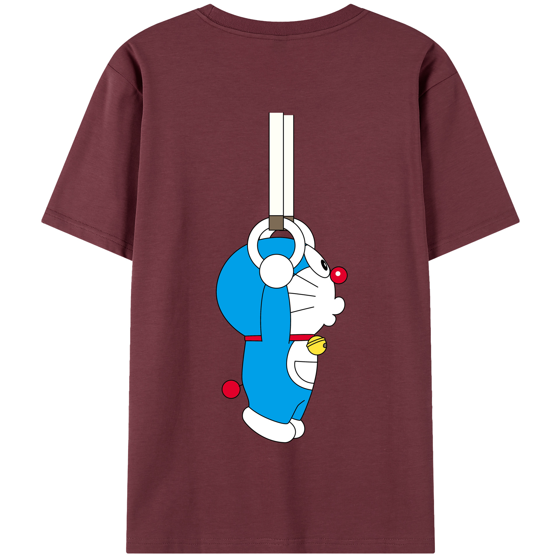 （画像用） ドラえもん Doraemon 綿100％半袖Tシャツ（背面プリント）